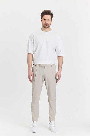 ÇİFT DÜĞME DETAYLI JOGGER FİT PANTOLON - 3