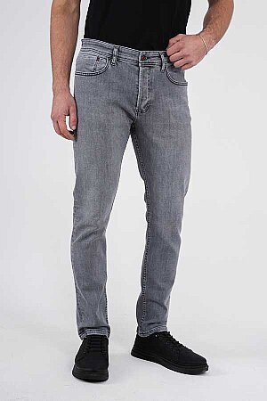 İNTEGRAL GRİ SLİM FİT KOT PANTOLON - 3